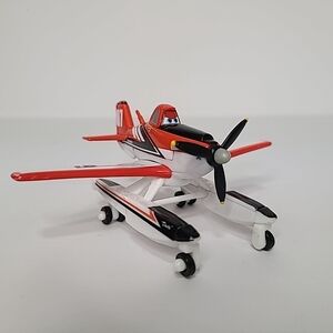 Disney Dusty Crophopper Red and White Toy Plane
